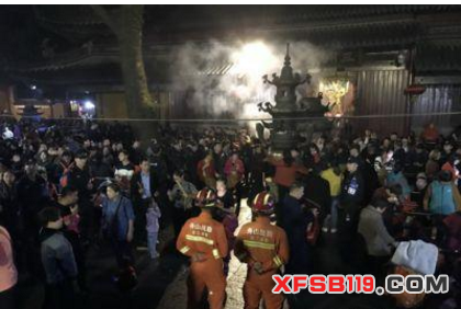 消防江湖网,消防新闻,普陀山消防完成农历